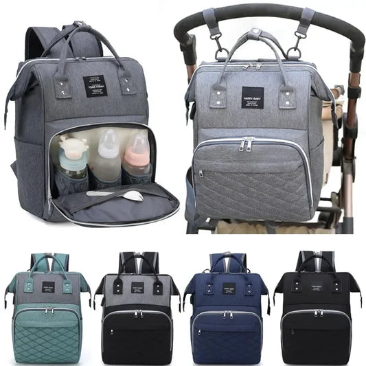 Luxe Aura Mommy Backpack – Large Baby Organiser Diaper Bag for Everyday Use