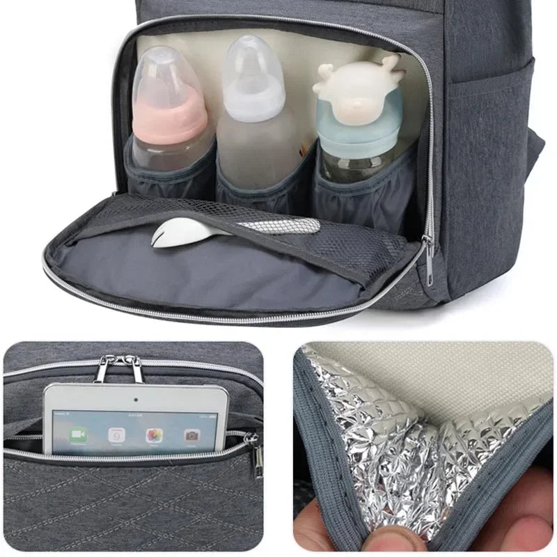 Luxe Aura Mommy Backpack – Large Baby Organiser Diaper Bag for Everyday Use