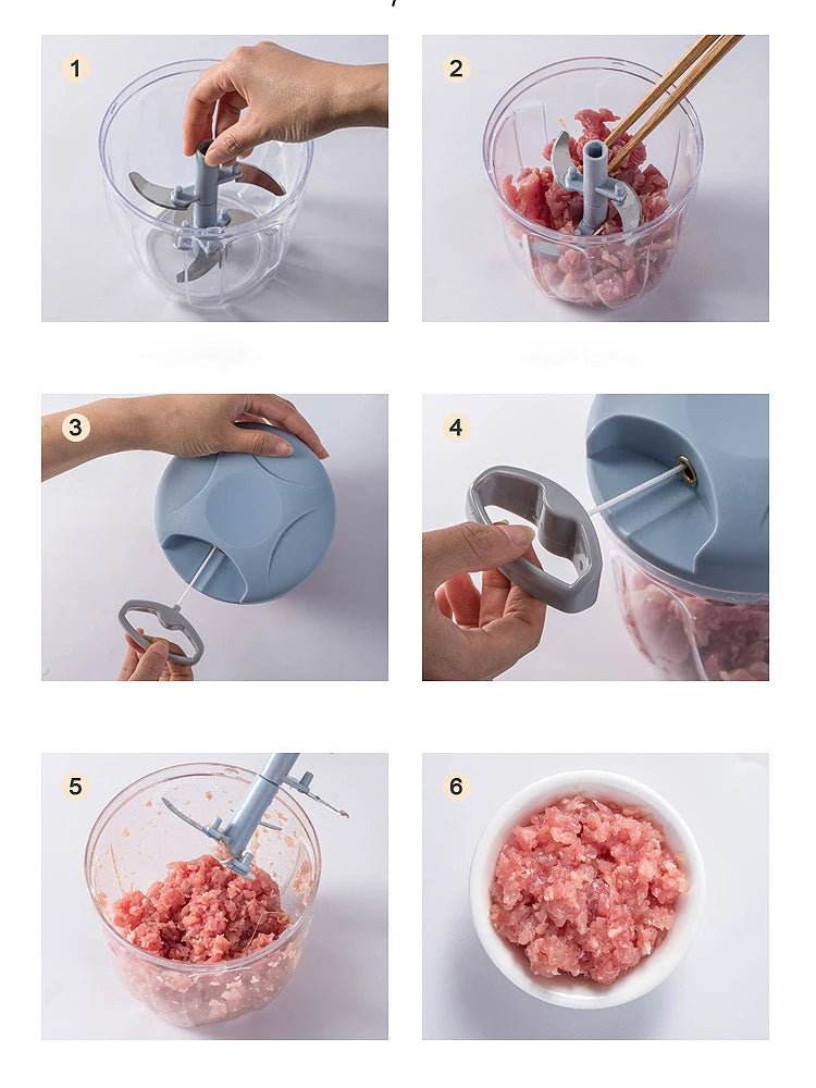 Manual Meat & Vegetable Chopper – Efficient, Versatile & Effortlessly Practical