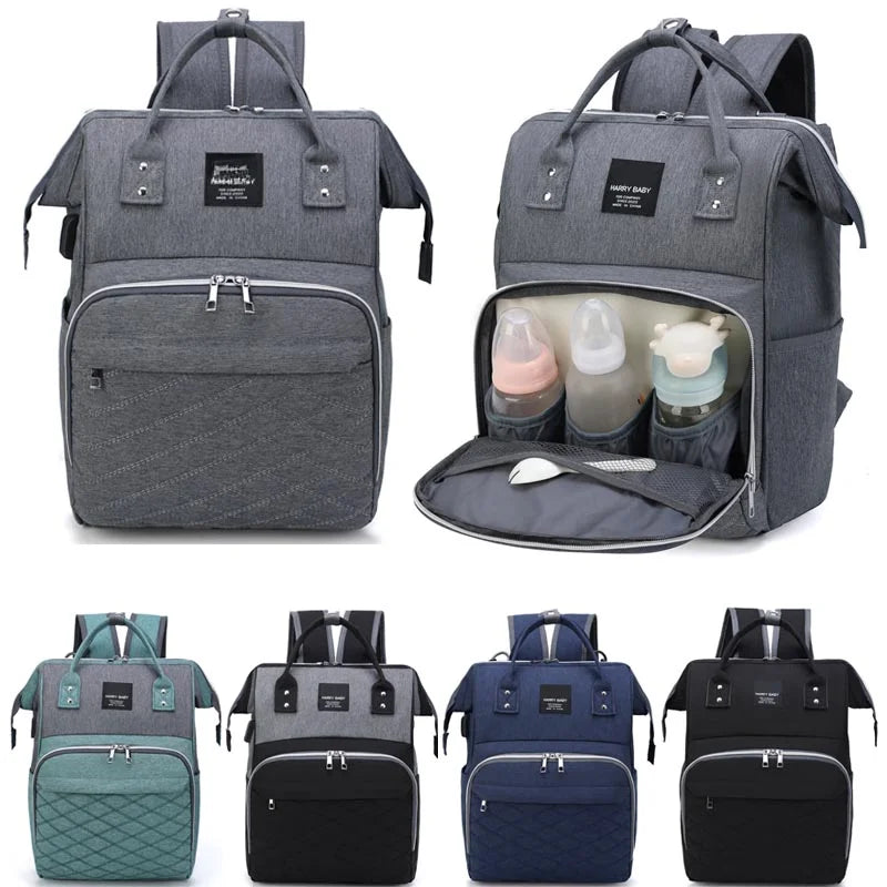 Luxe Aura Mommy Backpack – Large Baby Organiser Diaper Bag for Everyday Use