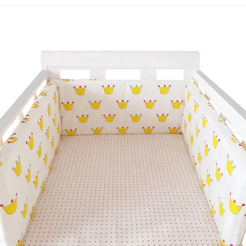 Baby Crib Bumper – Soft Cotton Comfort for Peaceful Sleep
