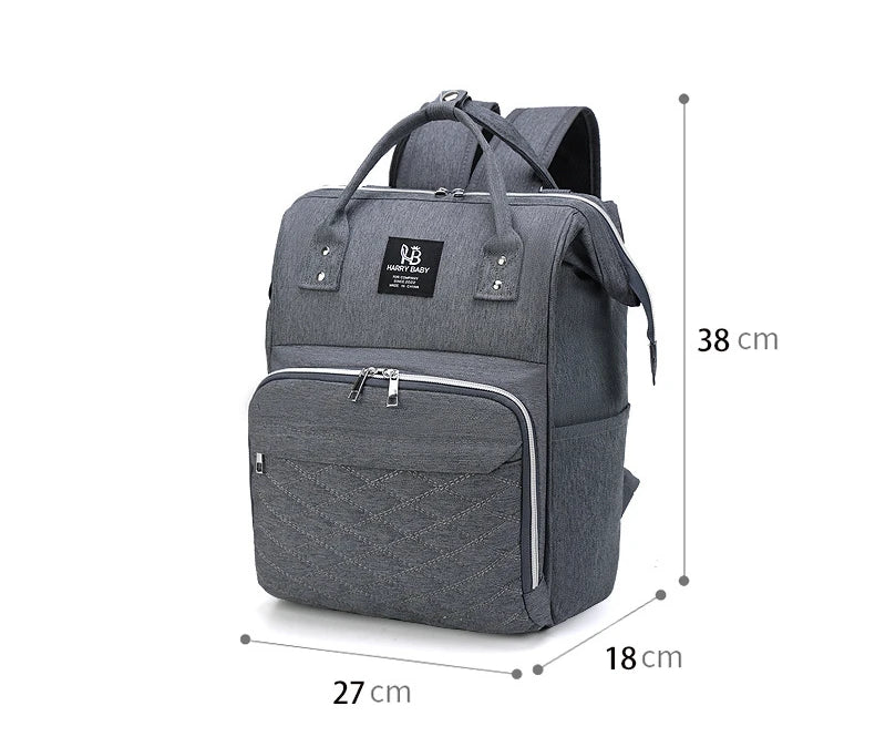 Luxe Aura Mommy Backpack – Large Baby Organiser Diaper Bag for Everyday Use