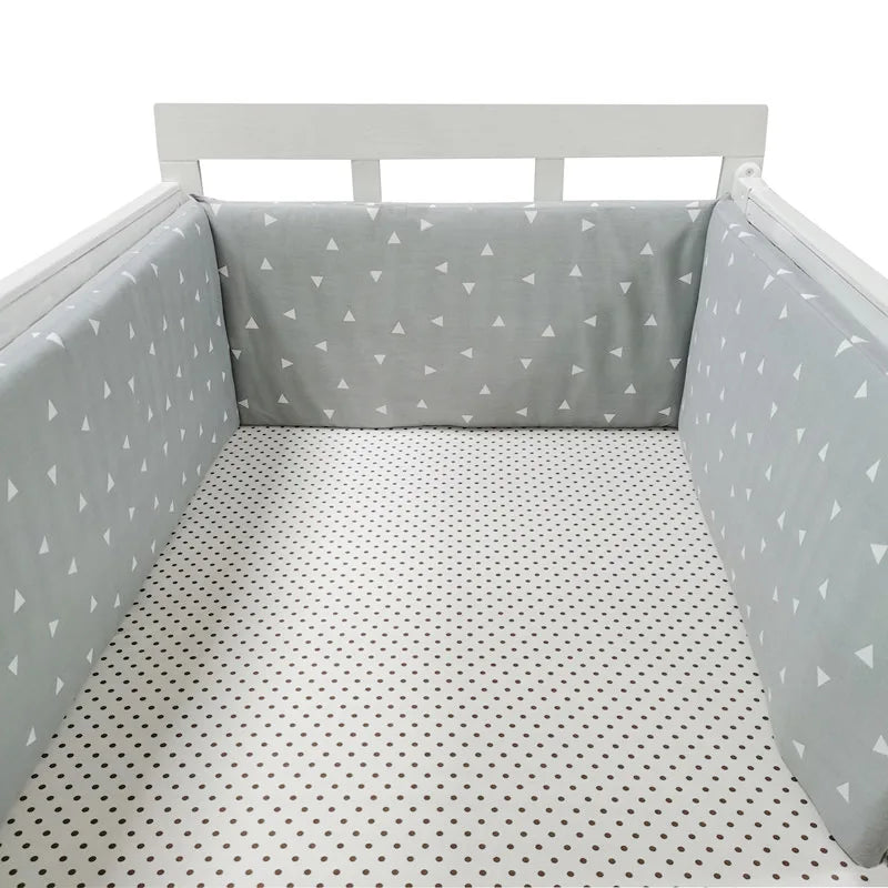 Baby Crib Bumper – Soft Cotton Comfort for Peaceful Sleep