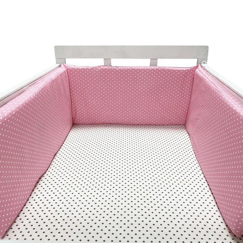 Baby Crib Bumper – Soft Cotton Comfort for Peaceful Sleep