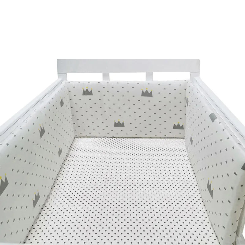 Baby Crib Bumper – Soft Cotton Comfort for Peaceful Sleep
