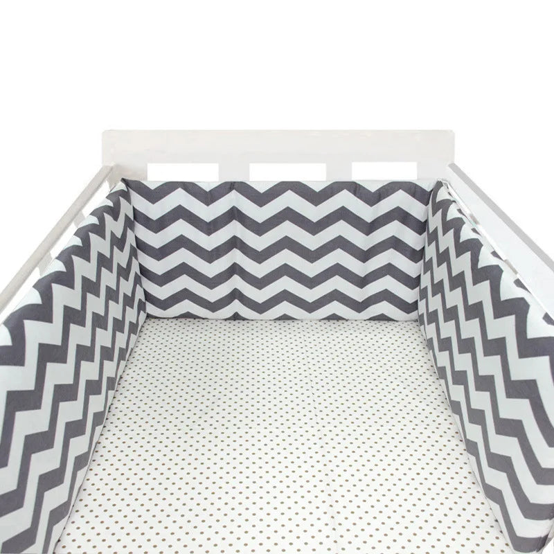 Baby Crib Bumper – Soft Cotton Comfort for Peaceful Sleep