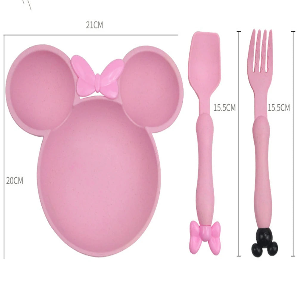 3-Piece Baby Dinnerware Set – Cute, Safe, and Perfect for Little Hands