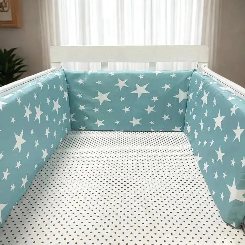 Luxe Aura Baby Crib Bumper – Soft Cotton Cosy Nursery Protection Luxe Aura Elegant