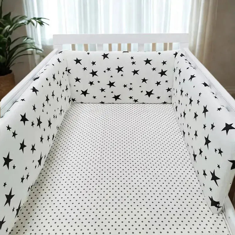 Luxe Aura Baby Crib Bumper – Soft Cotton Cosy Nursery Protection Luxe Aura Elegant