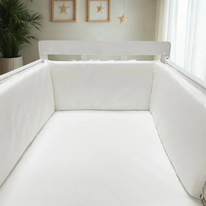 Luxe Aura Baby Crib Bumper – Soft Cotton Cosy Nursery Protection Luxe Aura Elegant