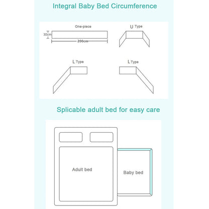 Baby Crib Bumper – Soft Cotton Comfort for Peaceful Sleep