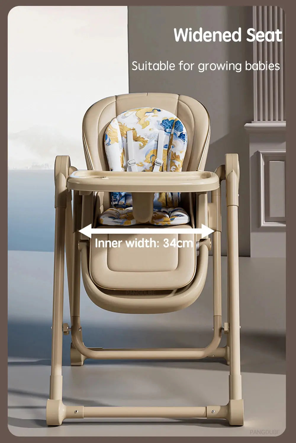 Luxe Aura 2-in-1 Convertible Baby High Chair & Rocker Luxe Aura Elegant