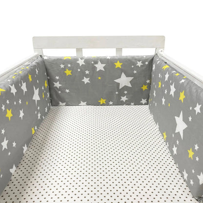 Baby Crib Bumper – Soft Cotton Comfort for Peaceful Sleep