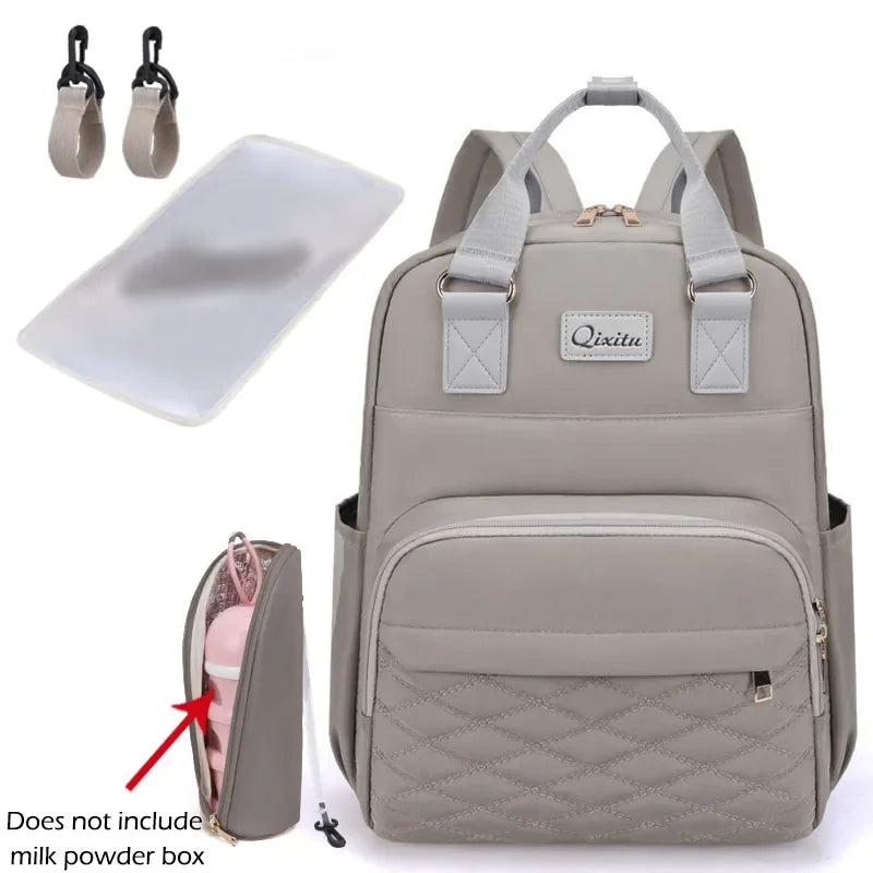 Luxe Aura USB Maternity Backpack – Smart, Stylish & Made for Modern Motherhood