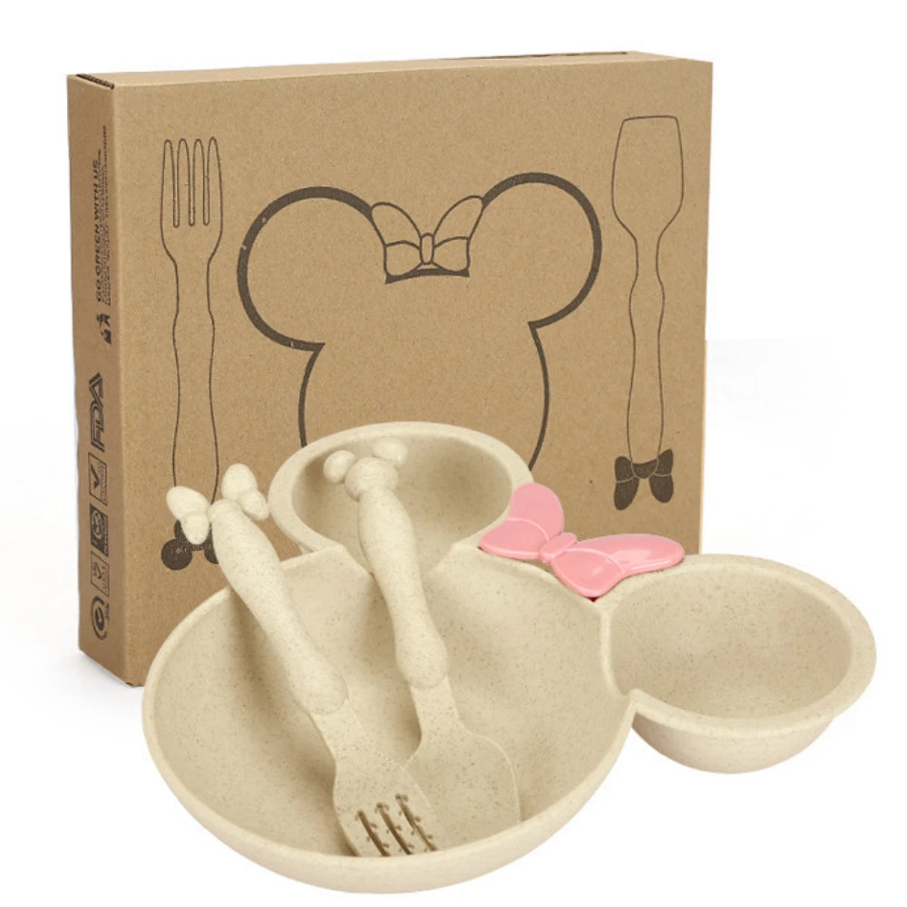 3-Piece Baby Dinnerware Set – Cute, Safe, and Perfect for Little Hands