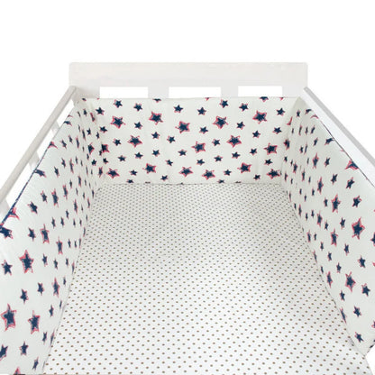 Baby Crib Bumper – Soft Cotton Comfort for Peaceful Sleep