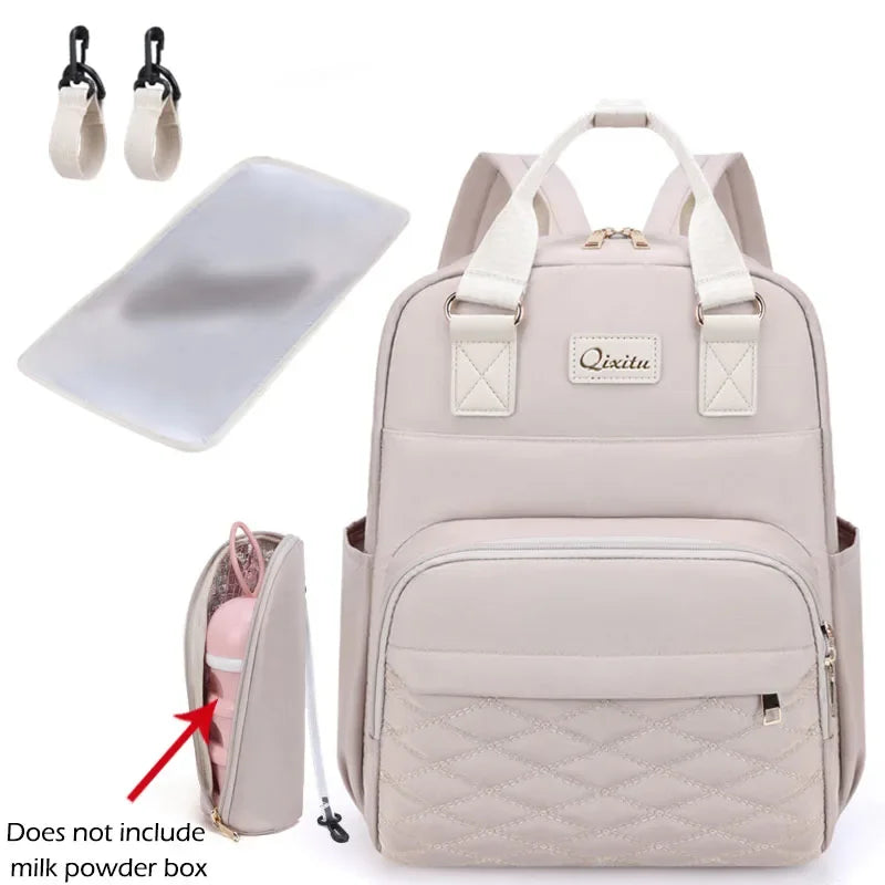 Luxe Aura USB Maternity Backpack – Smart, Stylish & Made for Modern Motherhood