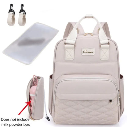 Luxe Aura USB Maternity Backpack – Smart, Stylish & Made for Modern Motherhood