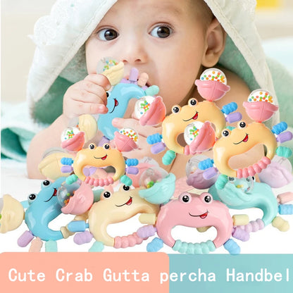 Baby Crab Rattle Toy – Early Development Teether for Newborns