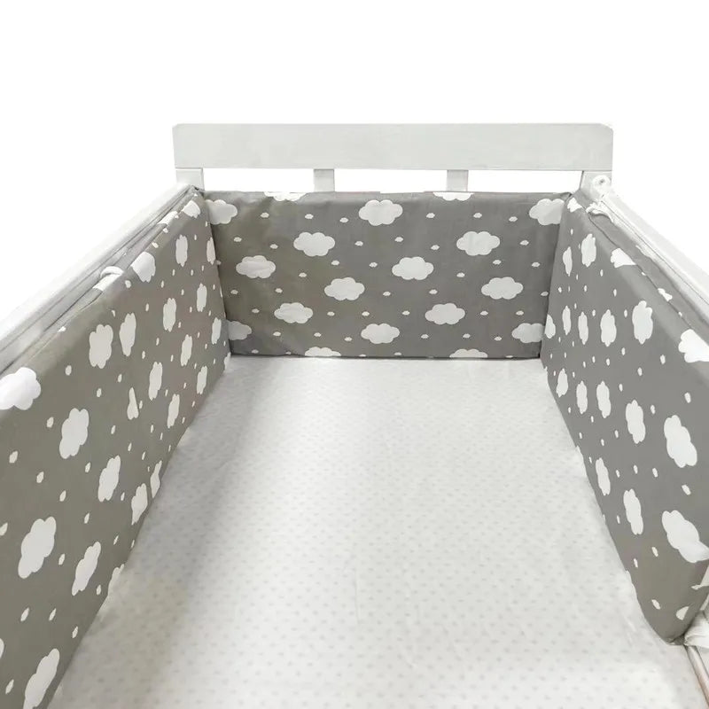 Baby Crib Bumper – Soft Cotton Comfort for Peaceful Sleep
