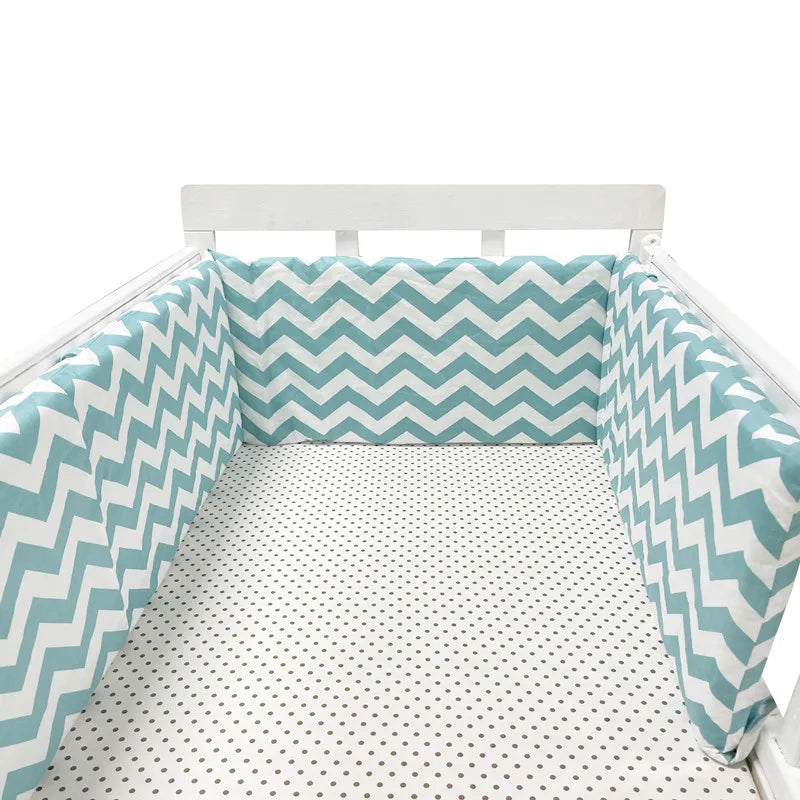 Baby Crib Bumper – Soft Cotton Comfort for Peaceful Sleep