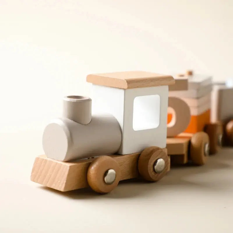 Montessori Toys Wooden Train Birthday Toy Baby Educational Toys Wooden Trolley Baby Learning Toys Number Of Wood Baby Toys Gifts Luxe Aura Elegant