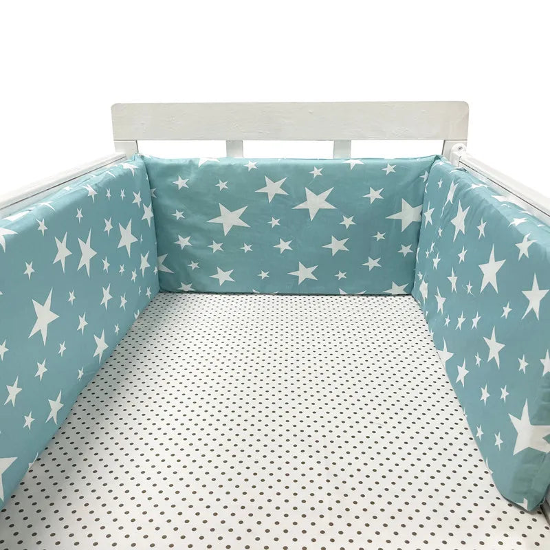Baby Crib Bumper – Soft Cotton Comfort for Peaceful Sleep