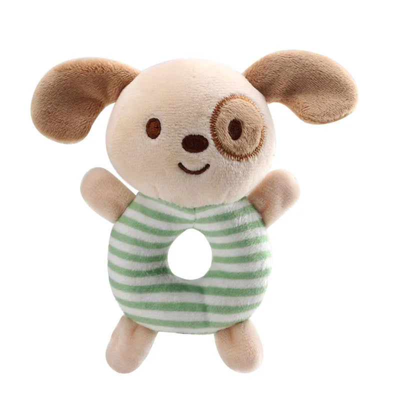 Plush Baby Rattle Toy – Soft Animal Hand Ring for Newborns