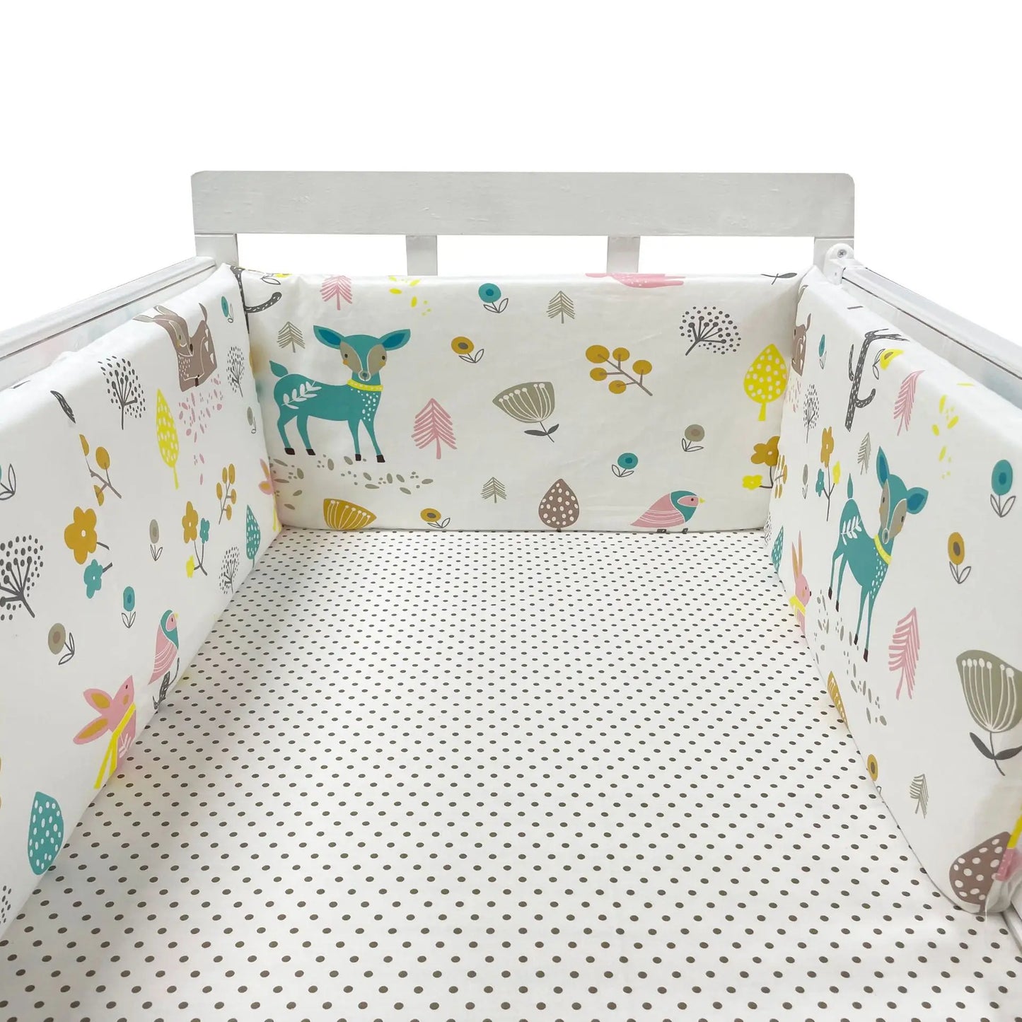 Baby Crib Bumper – Soft Cotton Comfort for Peaceful Sleep