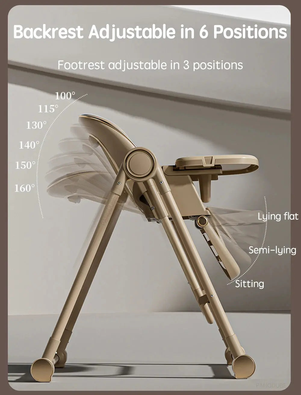 Luxe Aura 2-in-1 Convertible Baby High Chair & Rocker Luxe Aura Elegant