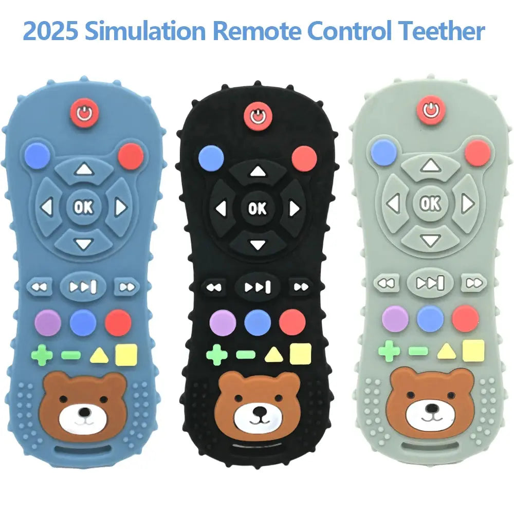 Luxe Aura Remote Control Silicone Teether – Safe, Fun & Comforting for Little Explorers Luxe Aura Elegant