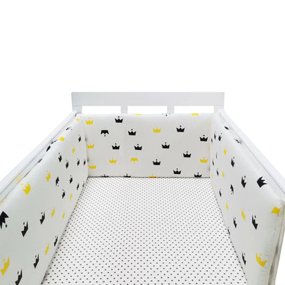 Baby Crib Bumper – Soft Cotton Comfort for Peaceful Sleep