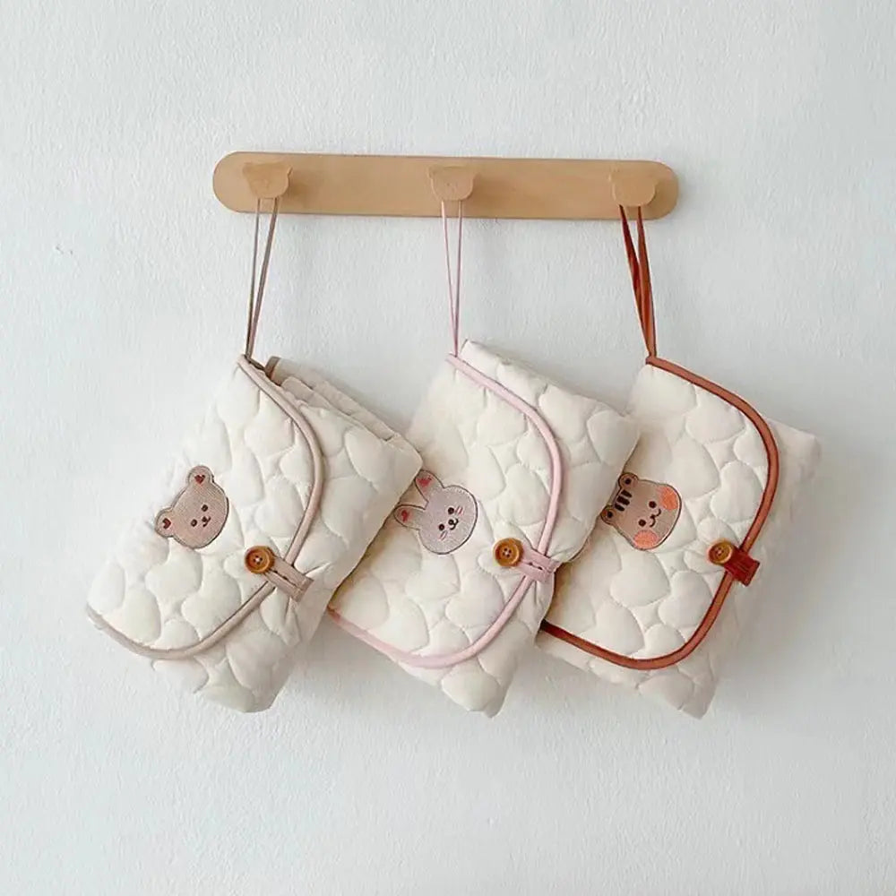 Luxe Aura Foldable Changing Pad – Clean, Comfortable & Ready Anywhere Luxe Aura Elegant