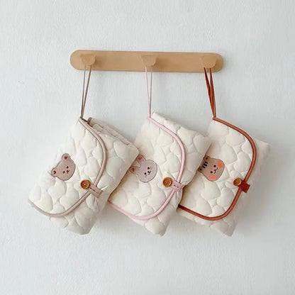 Luxe Aura Foldable Changing Pad – Clean, Comfortable & Ready Anywhere Luxe Aura Elegant