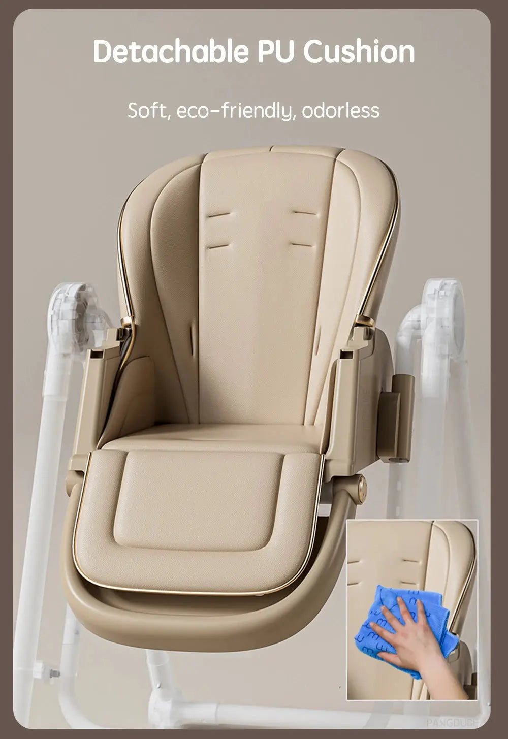Luxe Aura 2-in-1 Convertible Baby High Chair & Rocker Luxe Aura Elegant