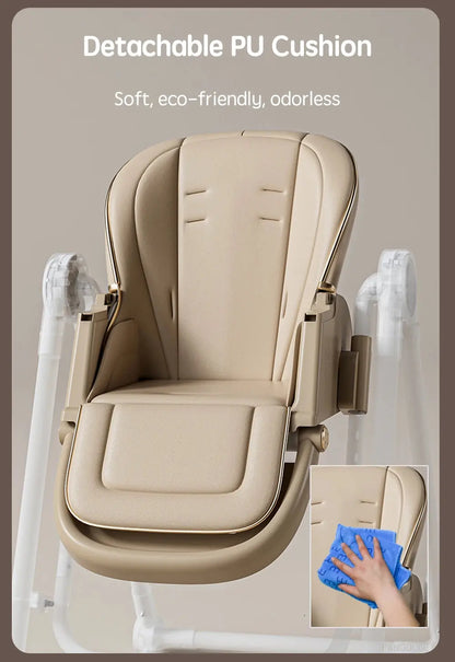 Luxe Aura 2-in-1 Convertible Baby High Chair & Rocker Luxe Aura Elegant