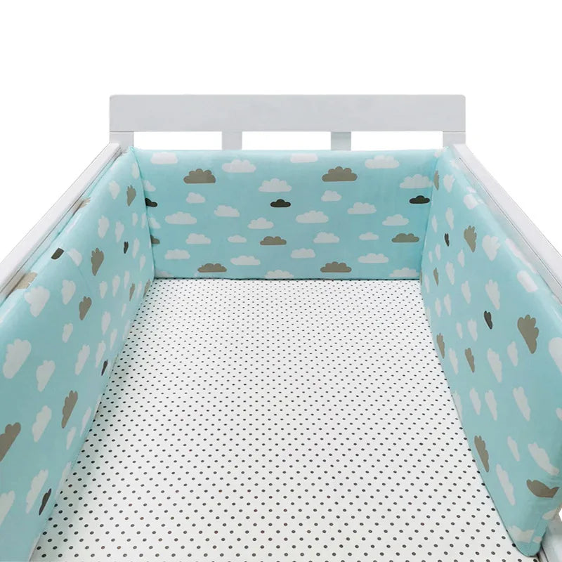 Baby Crib Bumper – Soft Cotton Comfort for Peaceful Sleep