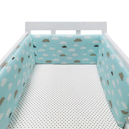 Baby Crib Bumper – Soft Cotton Comfort for Peaceful Sleep