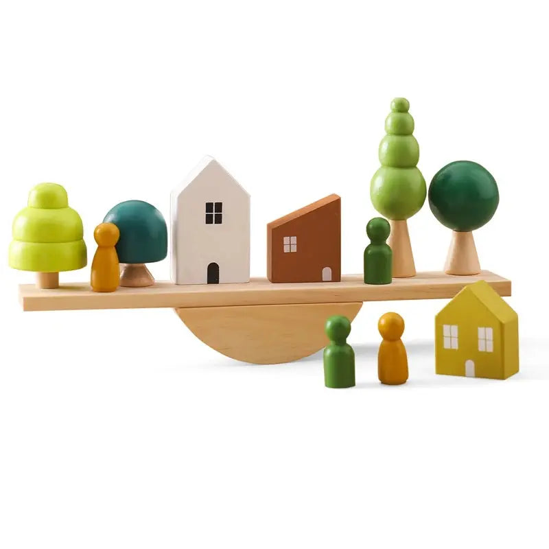 Luxe Aura Montessori Wooden Balance Board Luxe Aura Elegant