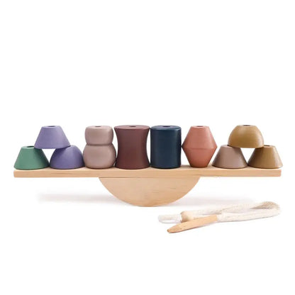 Luxe Aura Montessori Wooden Balance Board Luxe Aura Elegant