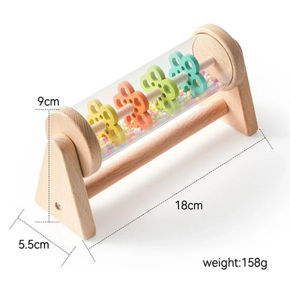Luxe Aura Montessori Rainbow Rain Stick – Colourful Wooden Sensory Toy for Early Learning Luxe Aura Elegant