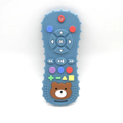 Luxe Aura Remote Control Silicone Teether – Safe, Fun & amp; Comforting for Little Explorers