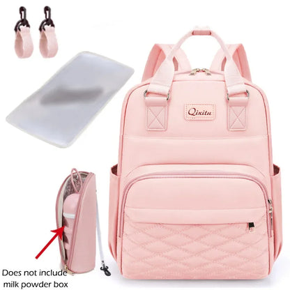 Luxe Aura USB Maternity Backpack – Smart, Stylish & Made for Modern Motherhood