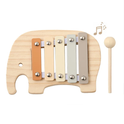 Classic Montessori Wooden Music Toy – Baby Xylophone Educational Set