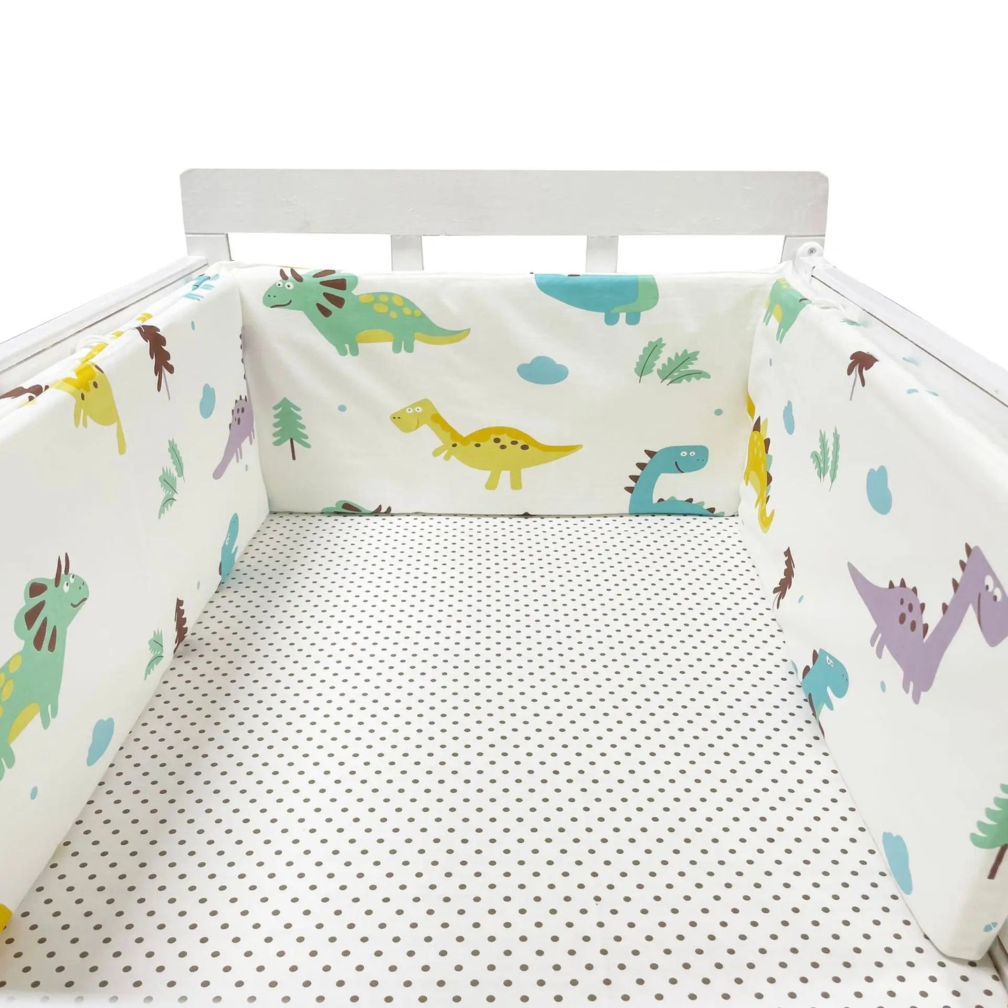 Baby Crib Bumper – Soft Cotton Comfort for Peaceful Sleep