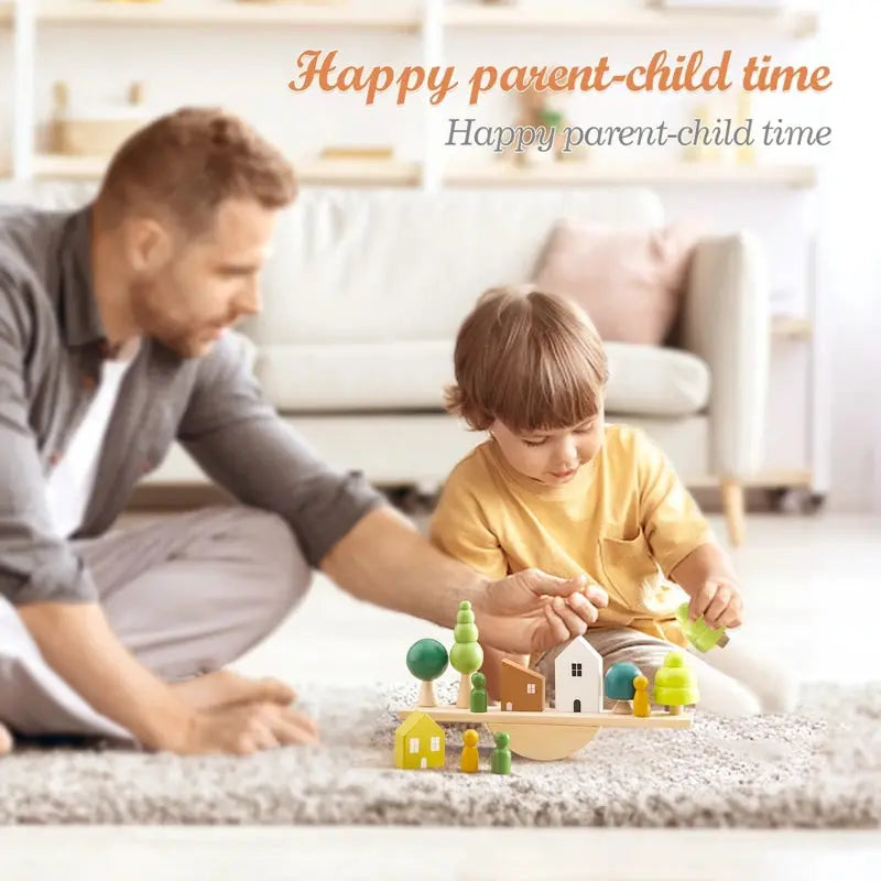 Luxe Aura Montessori Wooden Balance Board Luxe Aura Elegant