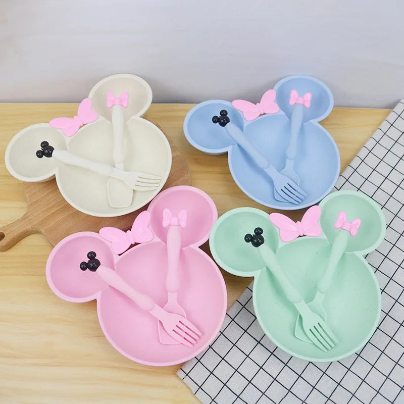 3-Piece Baby Dinnerware Set – Cute, Safe, and Perfect for Little Hands