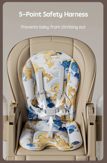 Luxe Aura 2-in-1 Convertible Baby High Chair & Rocker Luxe Aura Elegant