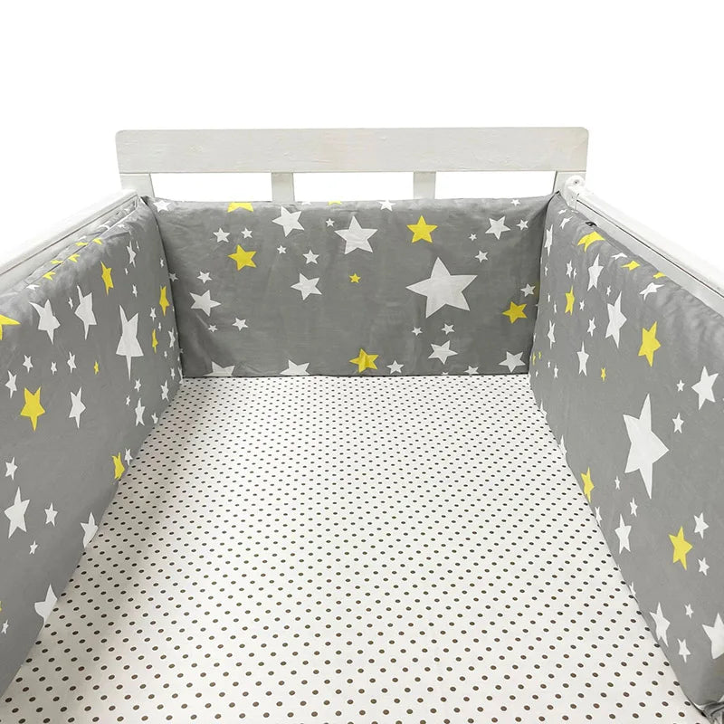 Baby Crib Bumper – Soft Cotton Comfort for Peaceful Sleep