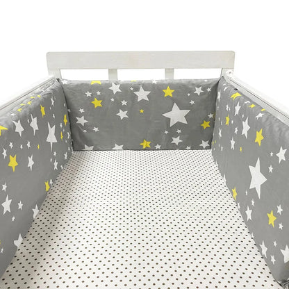 Baby Crib Bumper – Soft Cotton Comfort for Peaceful Sleep